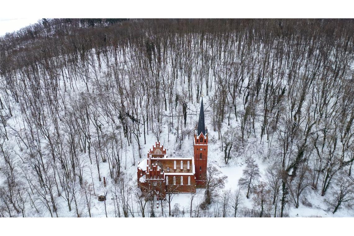 Schnee liegt auch in Brandenburg