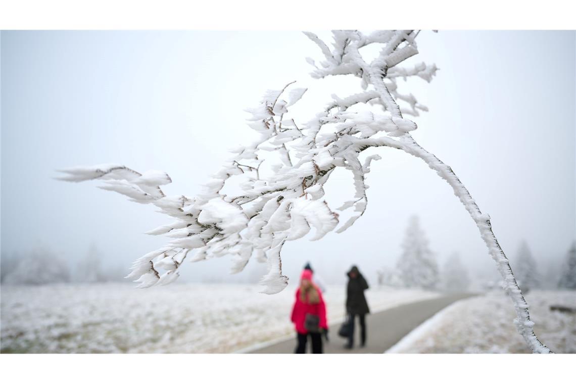 Schnee zu Weihnachten wird es nur vereinzelt geben.