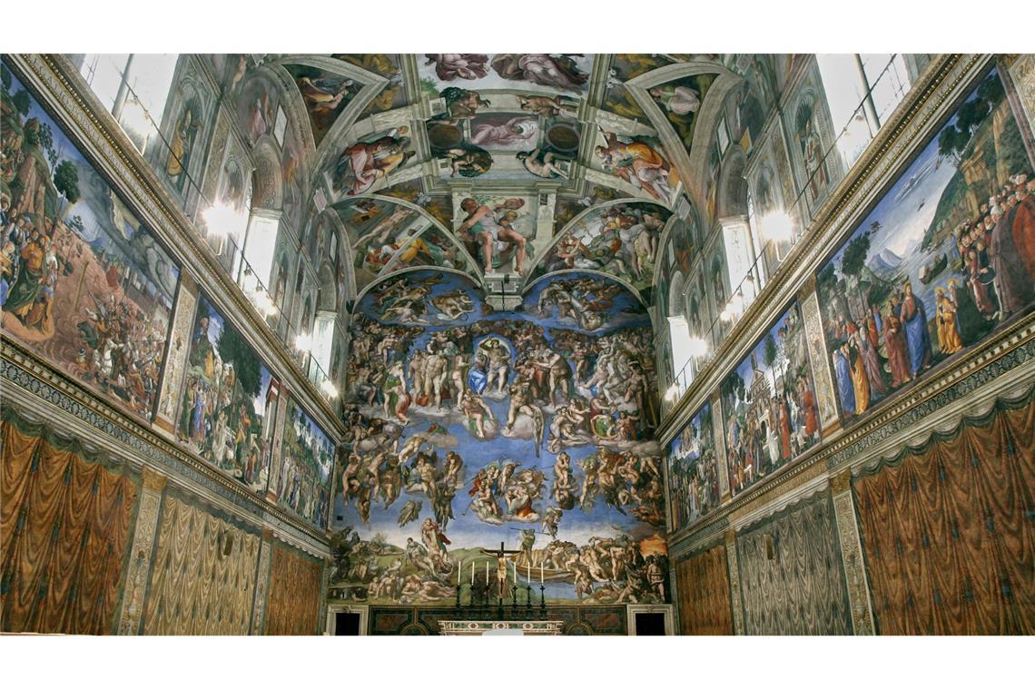 Geschlossene Gesellschaft: Wie läuft die Papstwahl ab? Schönes Wahllokal: die Sixtinische Kapelle. (Archivbild)