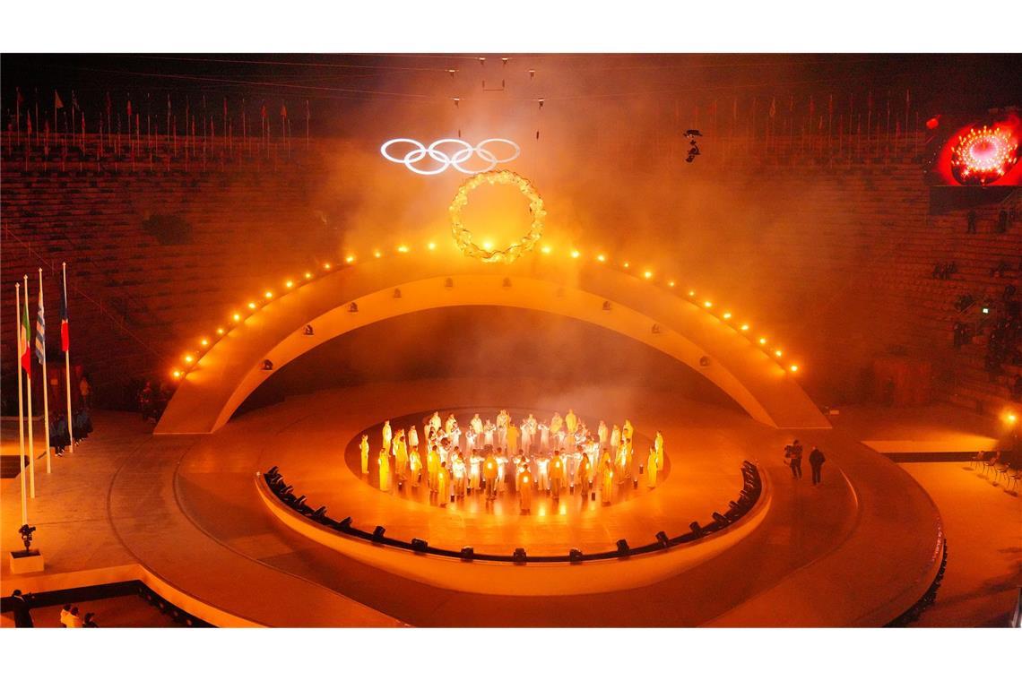 "Schönheit in Aktion": Die Schlussfeier in Verona wurde ihrem Motto gerecht.