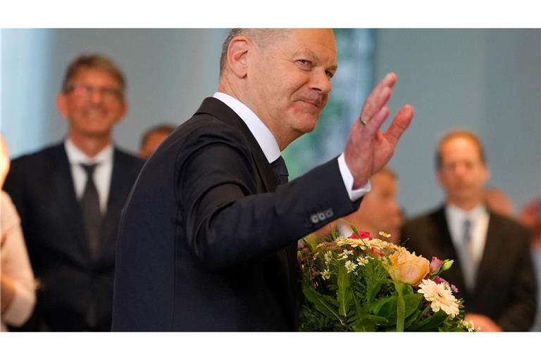 Scholz hat sich aus dem Kanzleramt verabschiedet - soll aber weiter ein Büro und Mitarbeiter haben. (Archivbild)