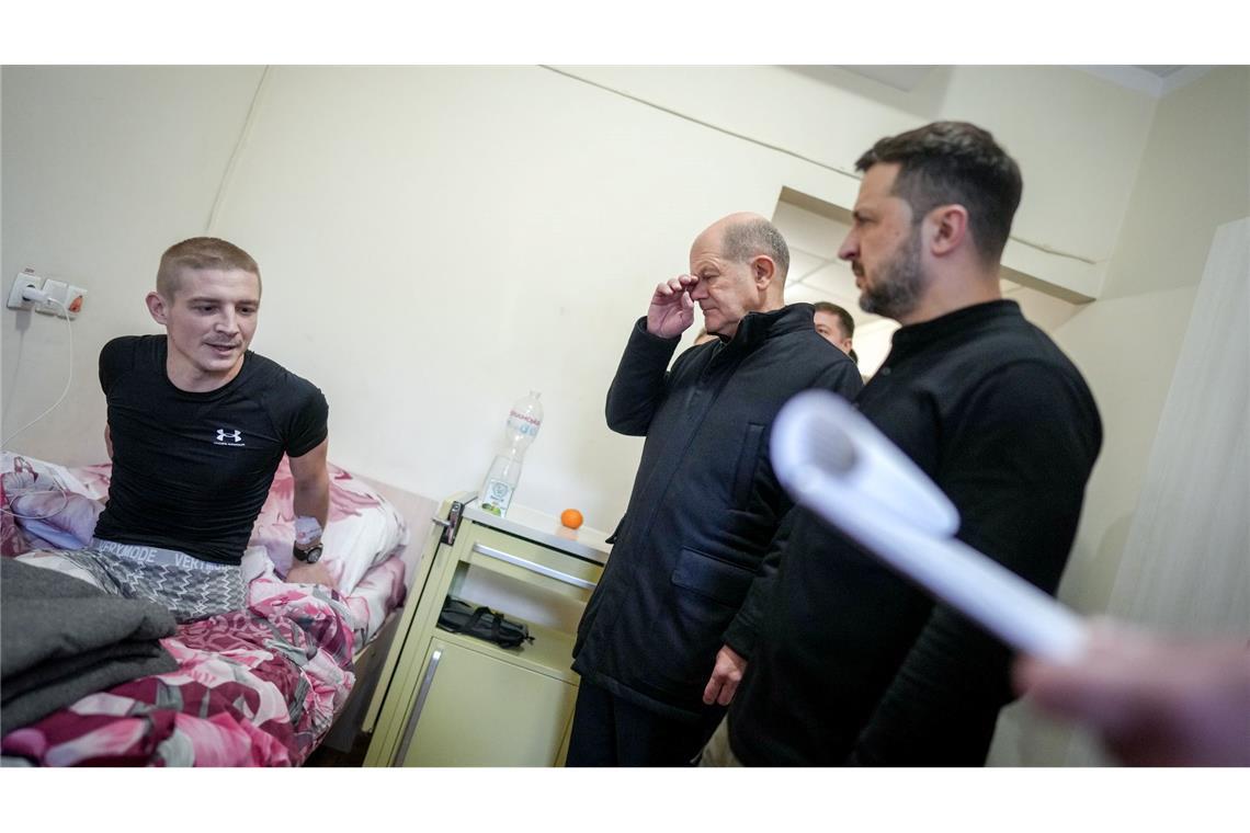 Bilder des Tages Scholz in der Ukraine