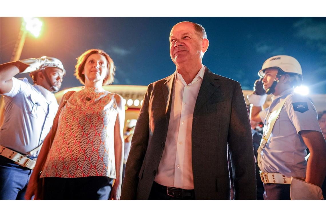 Scholz bleibt nach US-Kehrtwende bei Nein zu Taurus Scholz nimmt am G20-Gipfel der führenden Industrie- und Schwellenländer in Rio de Janeiro teil.