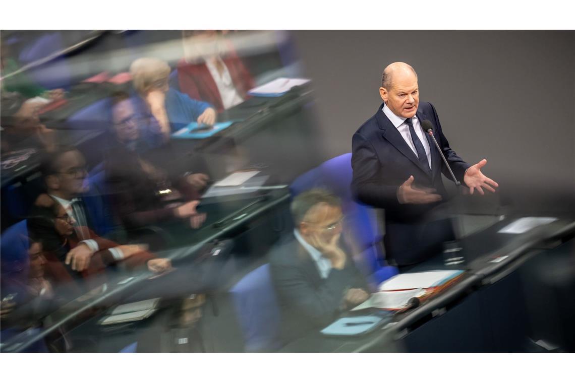 Bilder des Tages Scholz stellt sich den Fragen: Kanzler bei Regierungsbefragung im Bundestag
