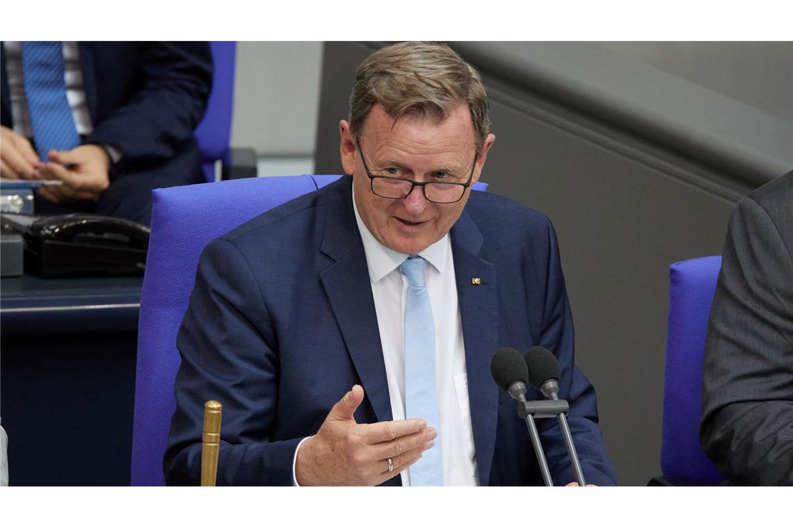 Linnemann lehnt Ramelows Hymnen-Vorschlag ab Schon in seiner Zeit als Thüringer Ministerpräsident hatte Bodo Ramelow eine Debatte über die Nationalhymne angestoßen. (Archivbild)