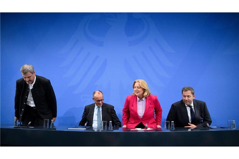 Schwarz-Rot will mit der Stahlindustrie sprechen.