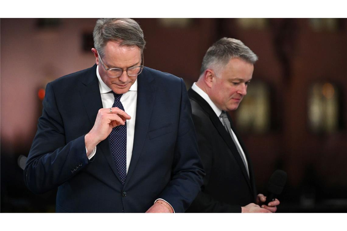 Schweitzer schloss aus, Minister in einer Regierung unter Führung der CDU zu werden.