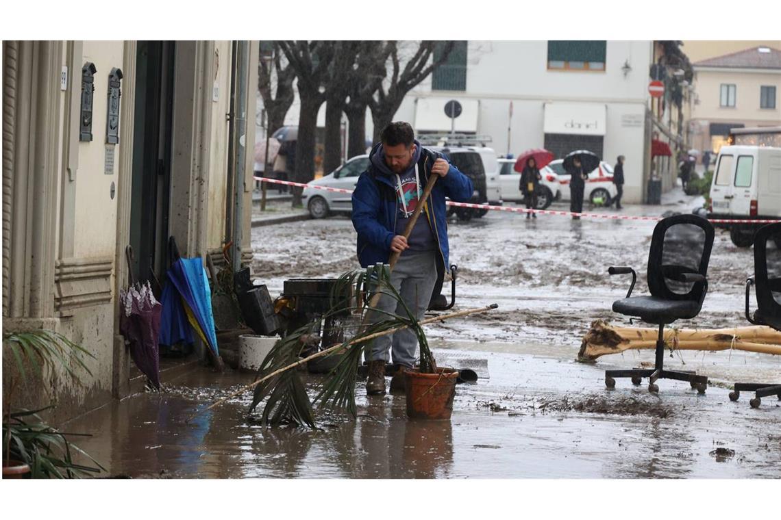 Hochwasser in der Toskana - leichtes Aufatmen in Florenz Schwere Hochwasser herrschen derzeit in der Toskana.
