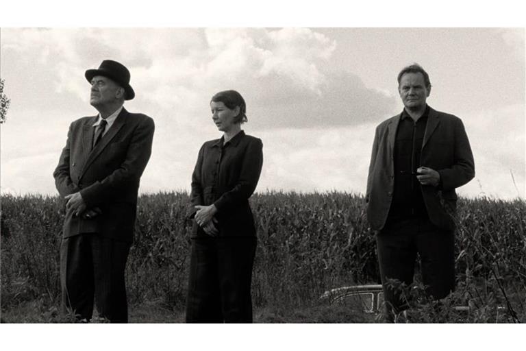 Schwierige Reise: Hanns Zischler, Sandra Hüller und Devid Striesow im Film „Vaterland“
