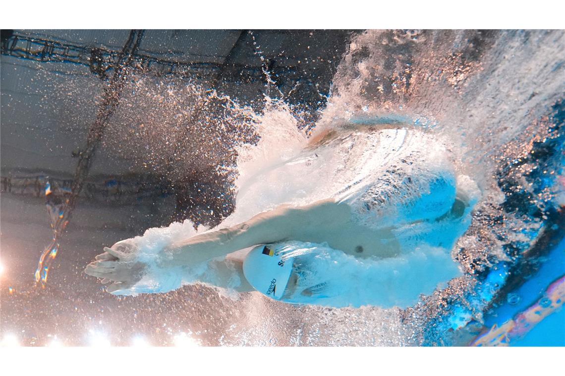 Schwimmen, Weltmeisterschaft, Männer, Freistil, 800m, Finale: Sven Schwarz aus Deutschland in Aktion.