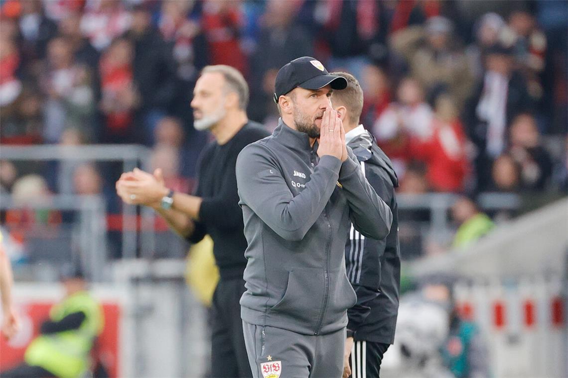 Spiel eins nach dem Dauerduell Sebastian Hoeneß (re.) trifft in der Partie gegen die TSG Hoffenheim erstmals nicht auf Pellegrino Matarazzo. In unserer Bildergalerie schauen wir auf die vergangenen neun Duelle der BW-Clubs.