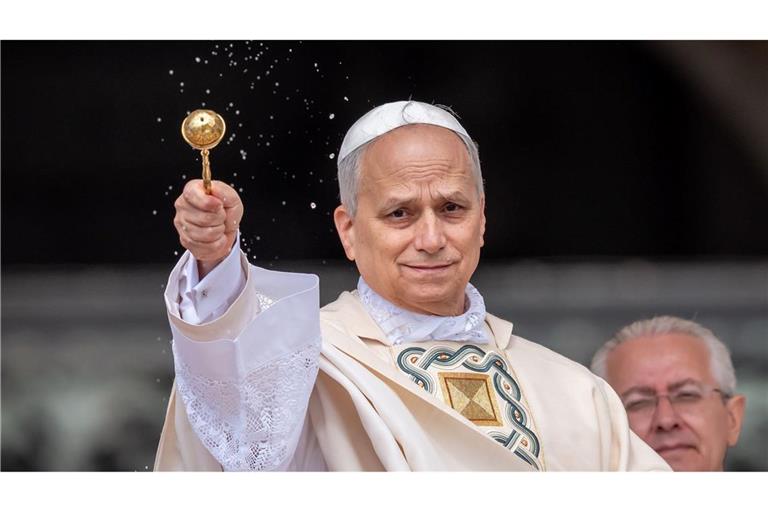 Segen für die Menschen: Papst Leo.