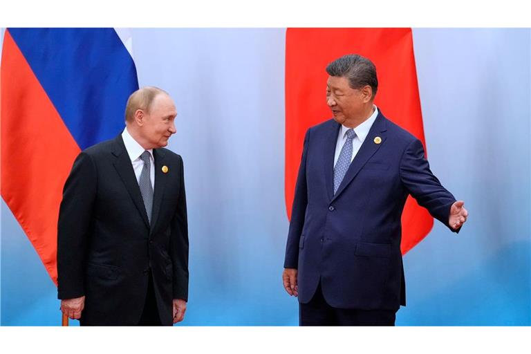 Sehen sich als Verbündete: Xi und Putin.