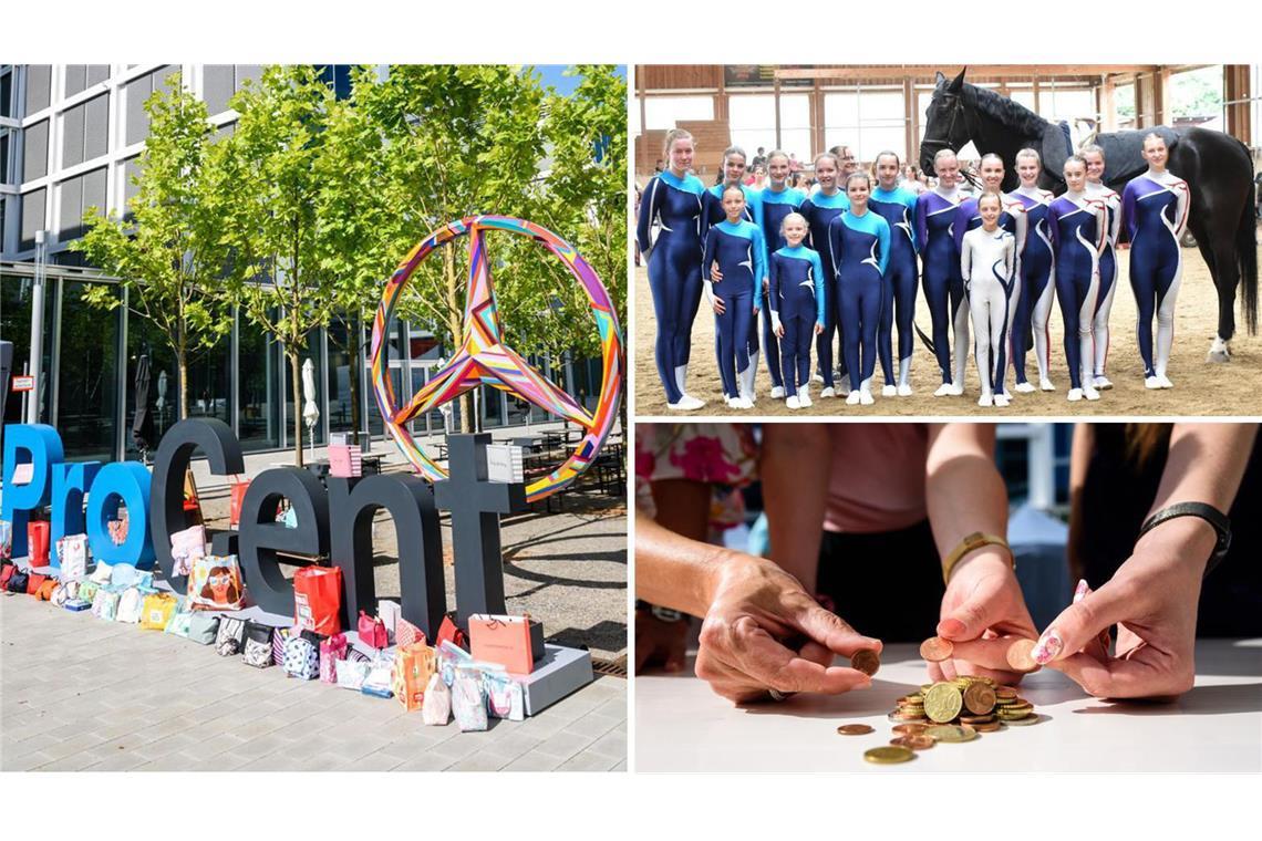 So viel spenden Mercedes-Mitarbeiter an wohltätige Projekte Seit 2011 können Mitarbeiter von Mercedes die Cent-Beträge ihres Nettogehalts spenden. Ein bewilligtes Projekt ist der Kauf eines Schulpferdes für den Reitverein in Hegnach.