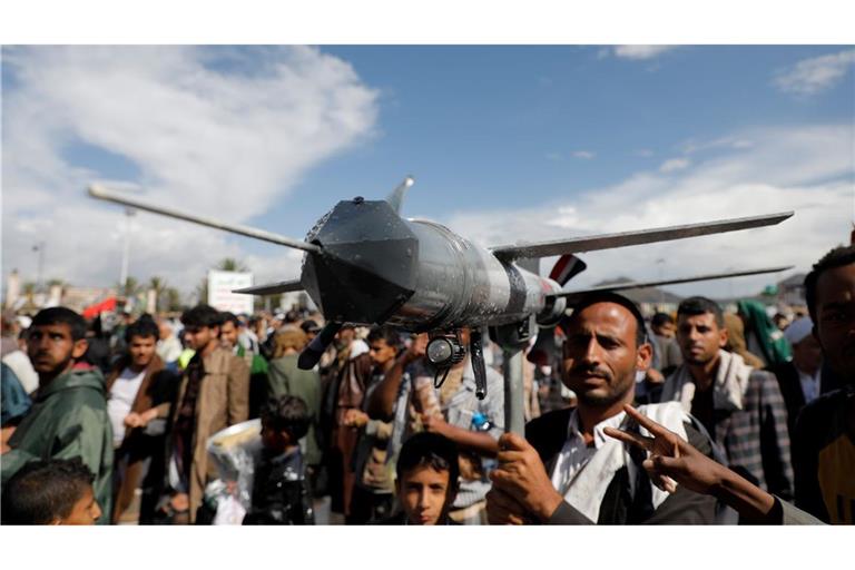 Seit Beginn des Gaza-Kriegs im Oktober 2023 greift die jemenitische Huthi-Miliz Israel regelmäßig mit Raketen und Drohnen an – als Ausdruck ihrer Solidarität mit der islamistischen Hamas. (Archivbild)