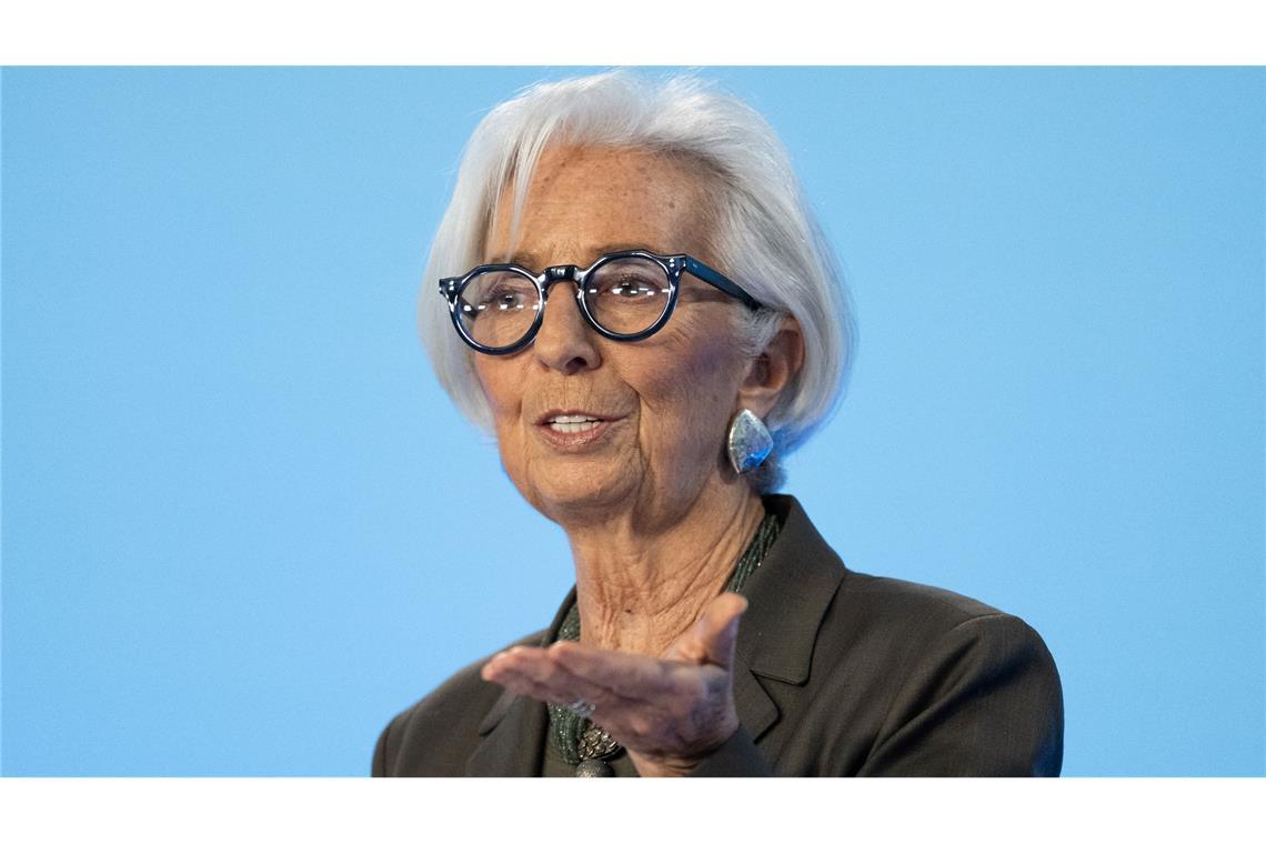 Seit dem 1. November 2019 führt die Französin Christine Lagarde die EZB. Ihre achtjährige Amtszeit endet regulär Ende Oktober 2027. (Archivbild)