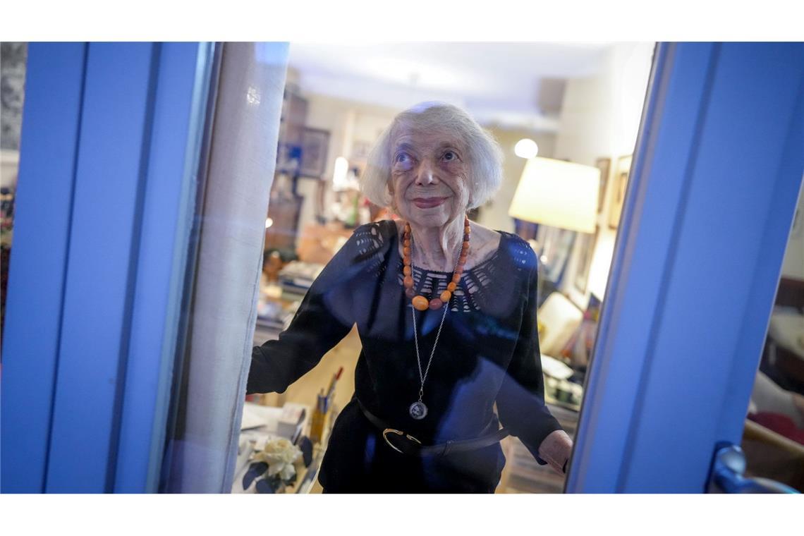 "Als ob es gestern wäre": 80 Jahre nach Auschwitz Seit Jahren spricht Margot Friedländer unter anderem mit Schülern, um sie über den Holocaust zu informieren.