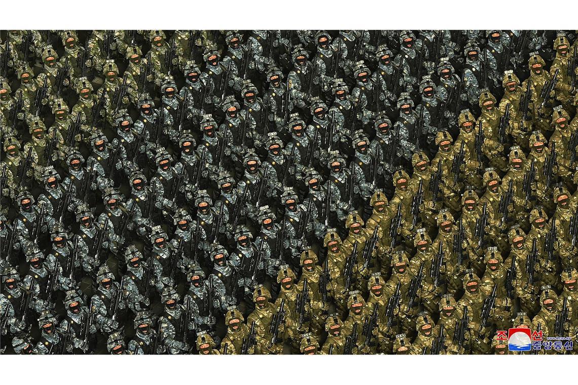 Selenskyj: 11.000 Nordkoreaner im russischen Gebiet Kursk Seit Tagen warnt Kiew vor dem Eingreifen nordkoreanischer Soldaten aufseiten Russlands. (Symbolbild)