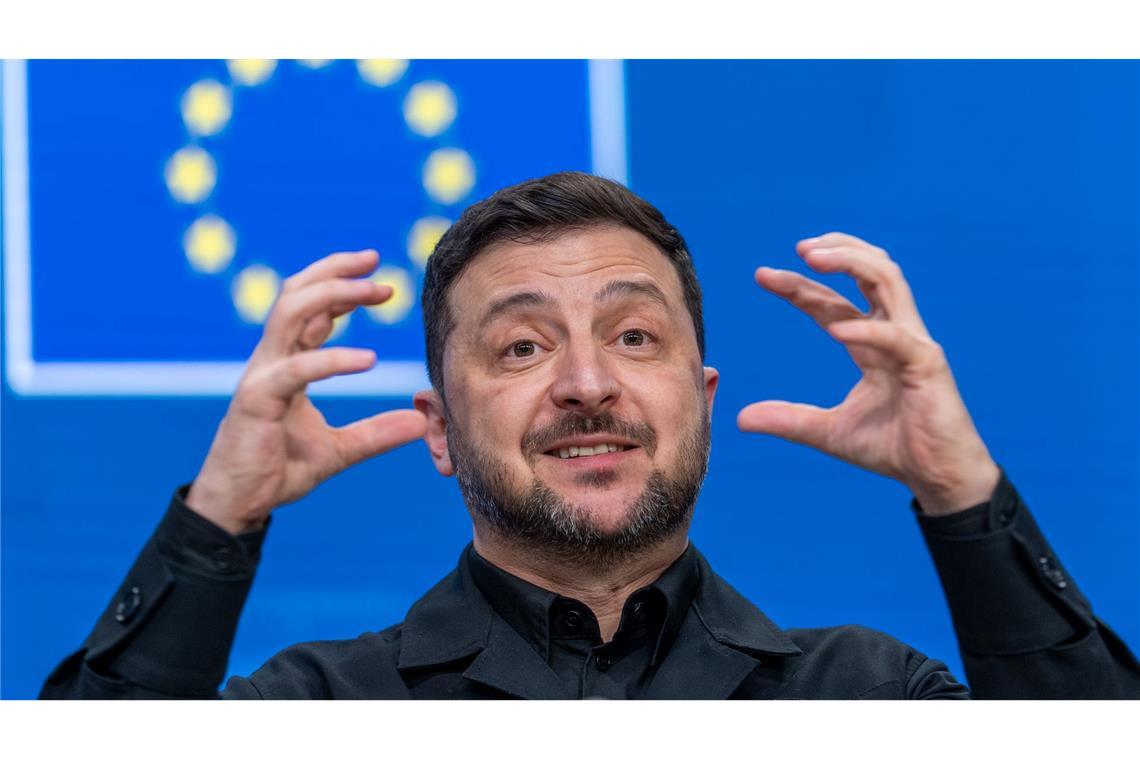 Selenskyj beim EU-Gipfel