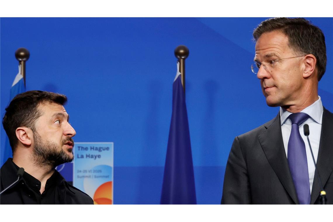 Selenskyj  beim Nato-Gipfel