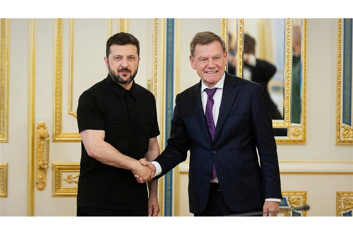 Selenskyj dankt Deutschland für die Unterstützung.