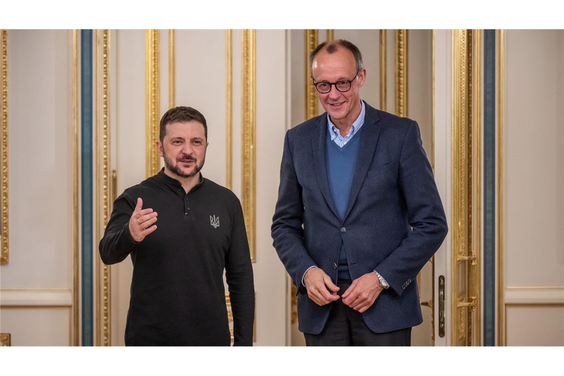 Merz fordert Europa-Kontaktgruppe zur Ukraine-Unterstützung Selenskyj empfängt Merz zu Gesprächen.