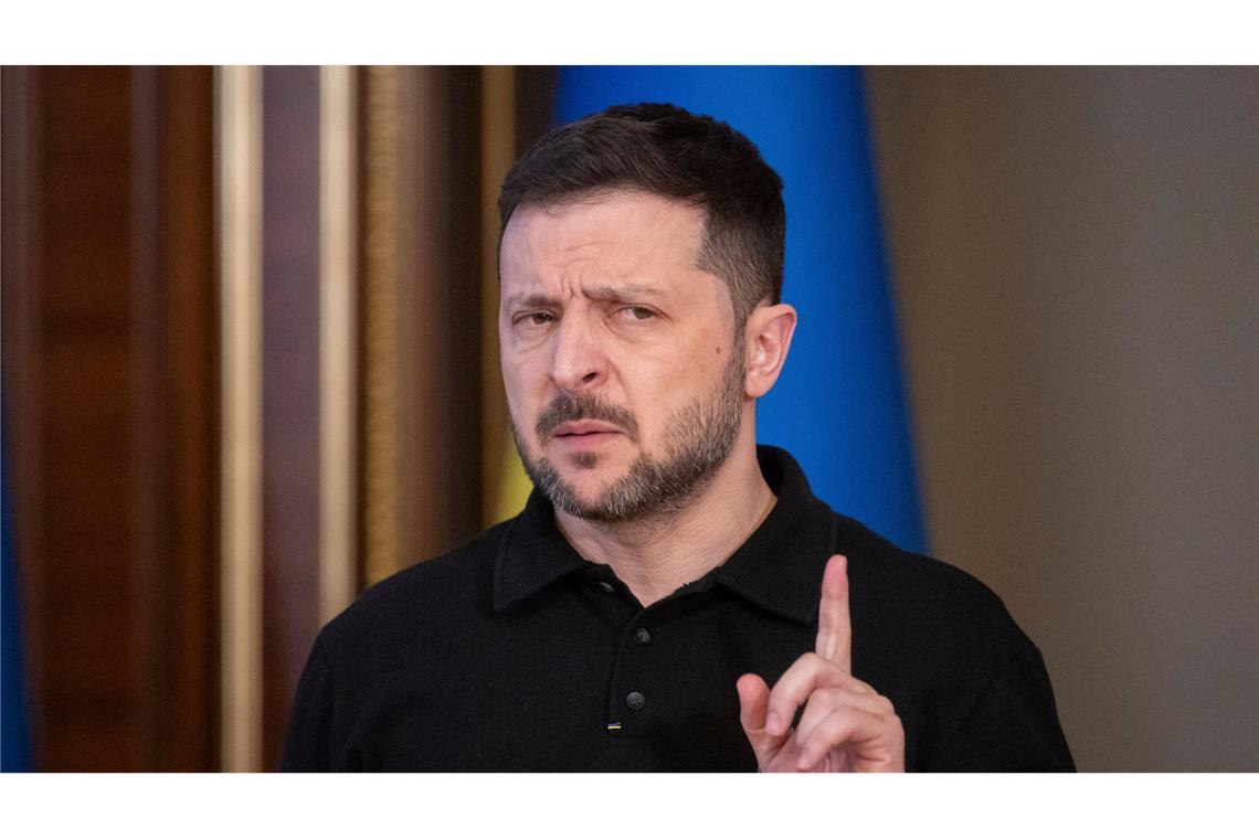 Selenskyj schlägt neue Feuerpause für zivile Objekte vor Selenskyj reagiert skeptisch auf Putins Ankündigung. (Archivbild)