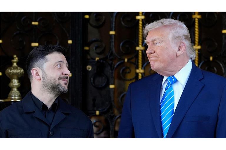 Selenskyj und Trump ziehen im Ukraine-Krieg offensichtlich nicht an einem Strang. (Archivbild)