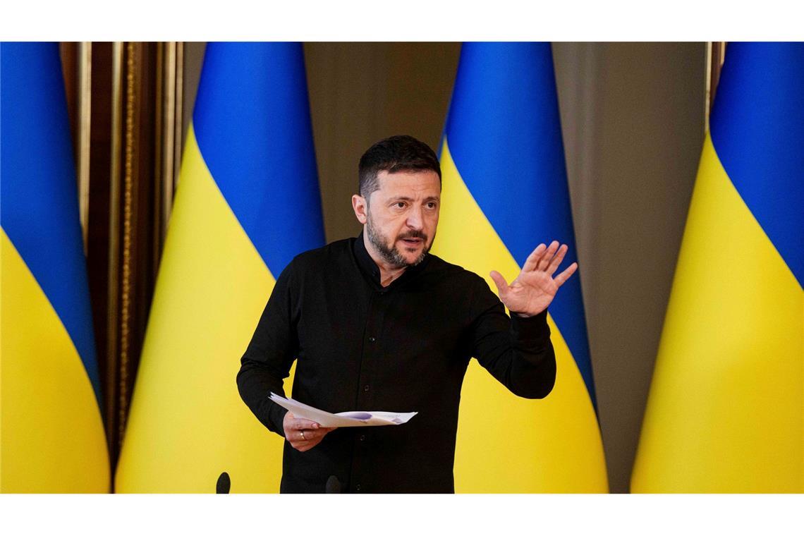 Ukraine-Krieg: Rätselraten um Friedensgespräche in Istanbul Selenskyj will in Istanbul auf Putin warten. (Archivbild)