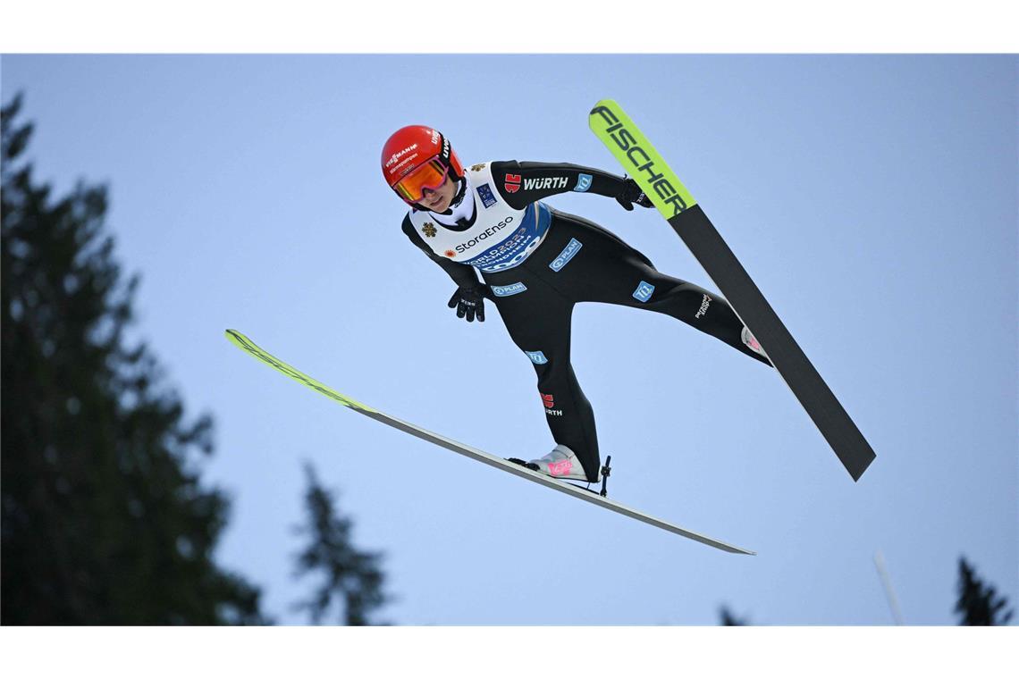 Selina Freitag führt Skisprung-Team zu Bronze Selina Freitag führte das DSV-Team an.