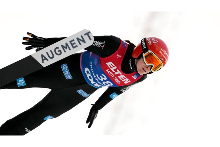 Selina Freitag ist die beste deutsche Skispringerin in Trondheim.