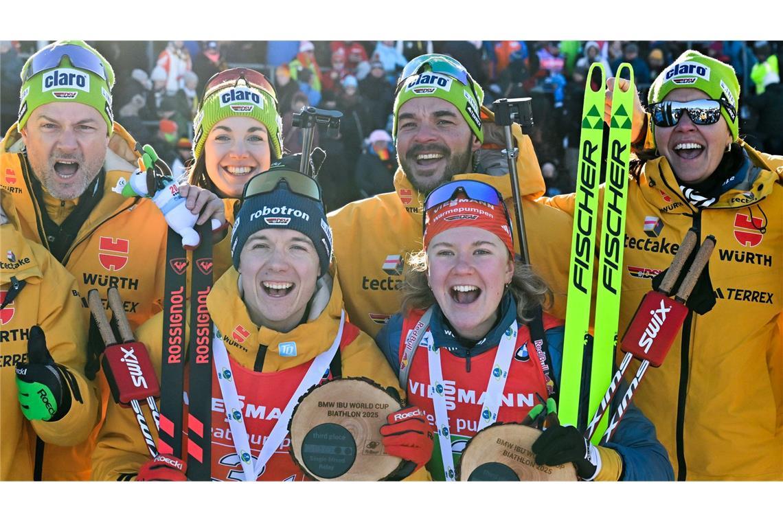 Mehr Flops als Tops: Nur Grotian und Strelow jubeln Selina Grotian und Justus Strelow (beide M) holen einen wichtigen Erfolg für das deutsche Team.