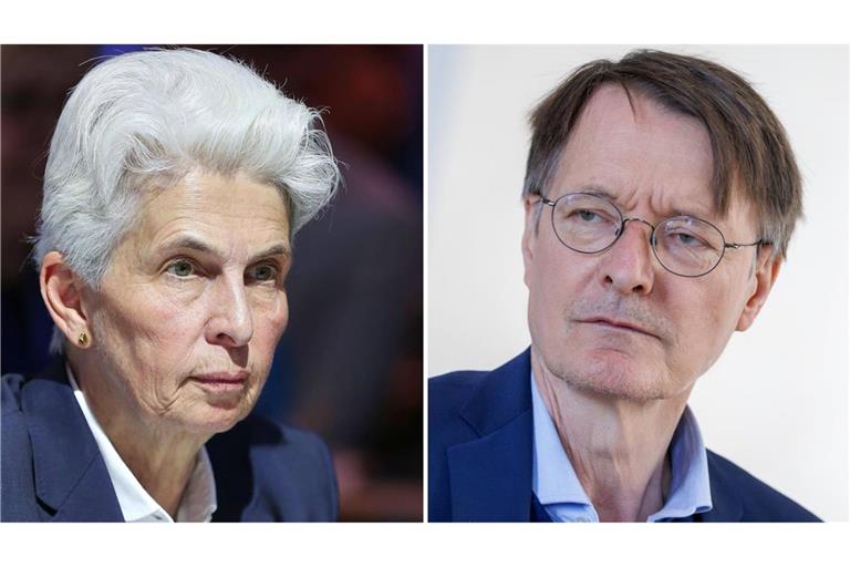 Selten einer Meinung: Marie-Agnes Strack-Zimmermann (FDP) und Karl Lauterbach (SPD).
