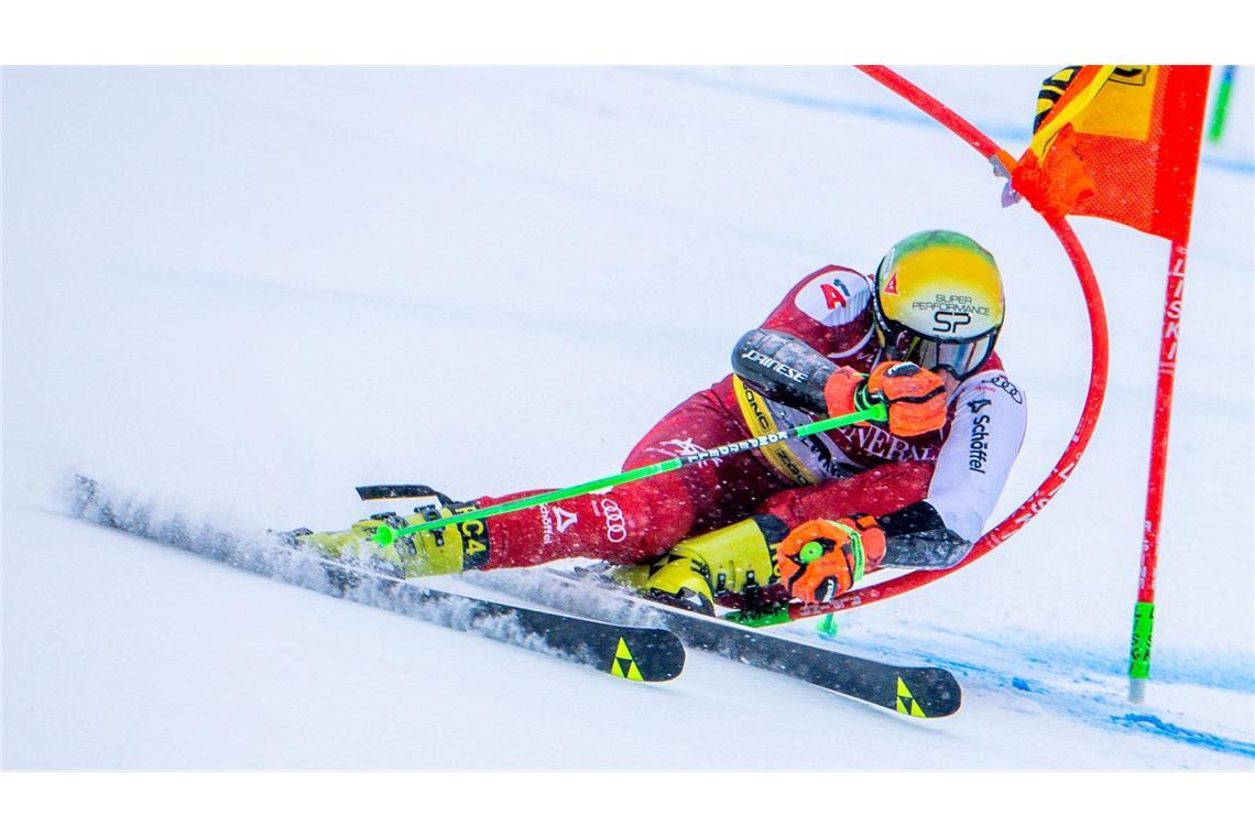 Odermatt nur Vierter: Haaser holt Heim-Gold im Riesenslalom Sensationssieger im Riesenslalom: Der Österreicher Raphael Haaser.