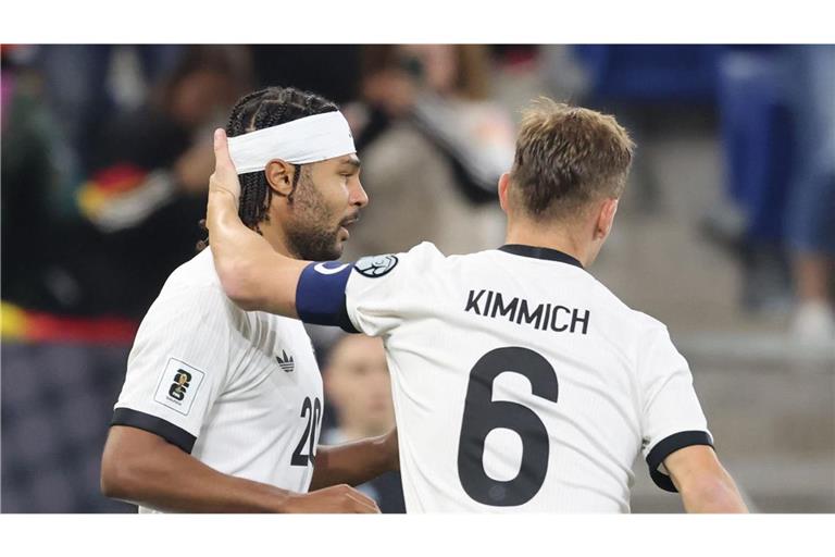 Serge Gnabry und Joshua Kimmich stachen heraus beim Sieg gegen Luxemburg.