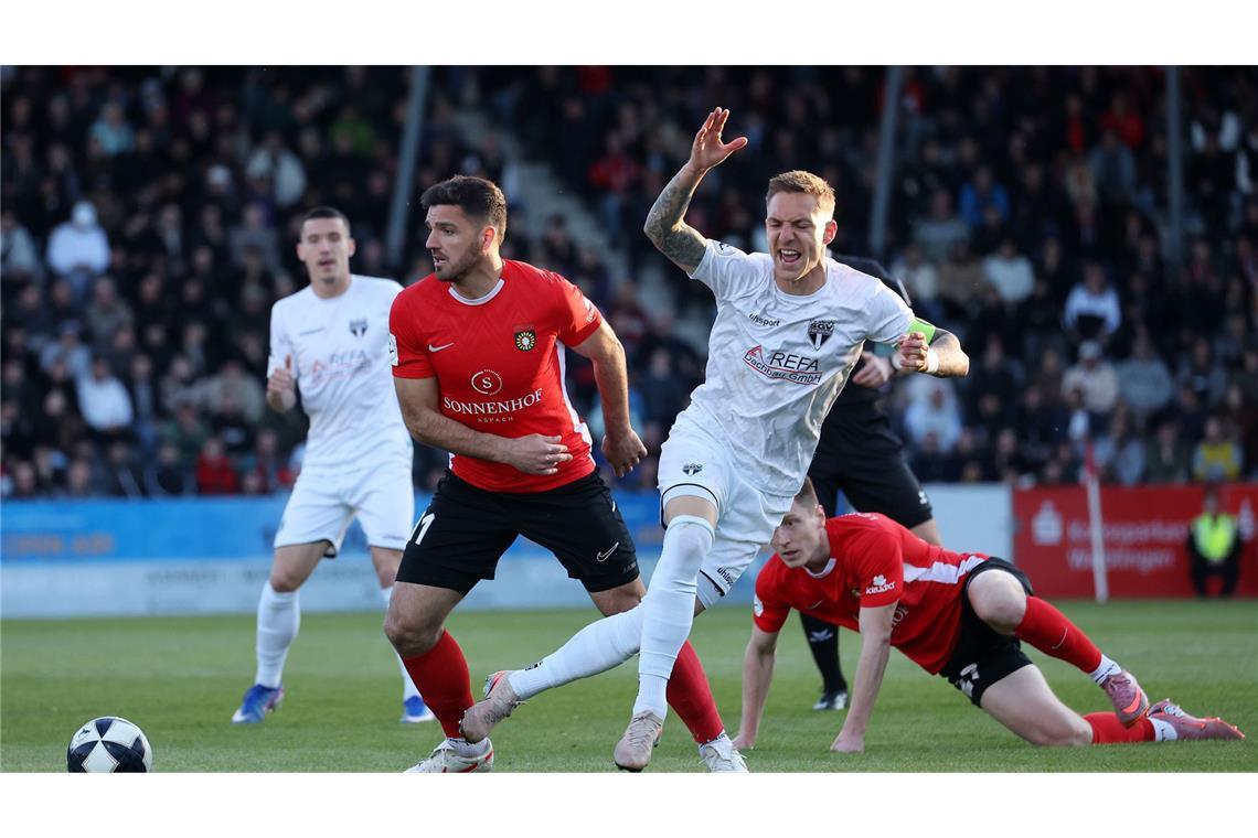 SGV-Kapitän Marco Kehl-Gomez (re.).