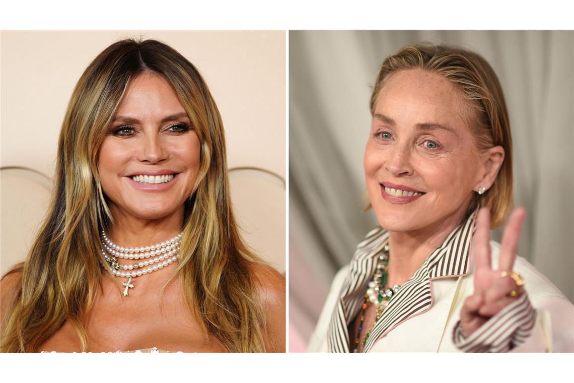 Sharon Stone unterstützt Heidi Klum im GNTM-Finale (Archivbilder).