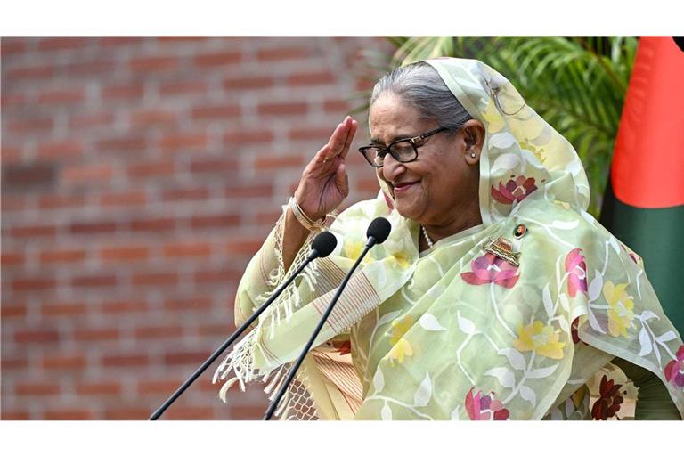 Sheikh Hasina wurde zum Tode verurteilt (Archivbild).
