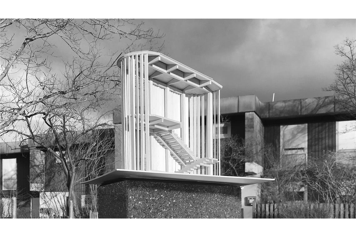 Angehende Stuttgarter Architekten gewinnen den Preis „Junge Hugos“ Shortlist. Mariia Pashchenko & Denis Nemukhin: Stadt in Holz: Das Reihenhaus, Universität Stuttgart