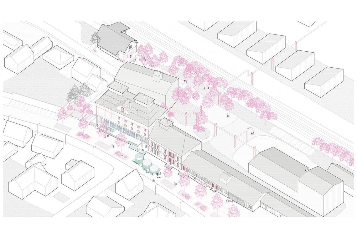 Angehende Stuttgarter Architekten gewinnen den Preis „Junge Hugos“ Shortlist. Patrick Schneider & Thomas Lesch: Neuinterpretation und Rechronisation des Raiffeisen-Genossenschaftsgedankens, Universität Stuttgart