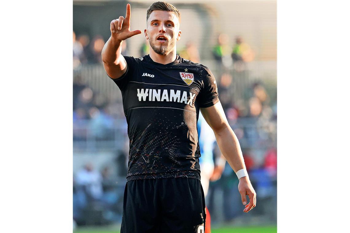 Ermedin Demirovic meldet sich zurück Sicherte dem VfB in Unterzahl ein Remis in Kiel: Ermedin Demirovic