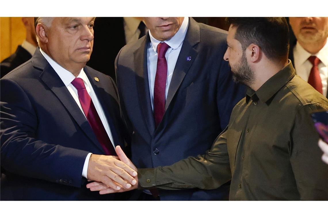 Sie waren keine Freunde und werden es nicht mehr: der Ungar Orban und der Ukrainer Selenskyj. (Archivbild)