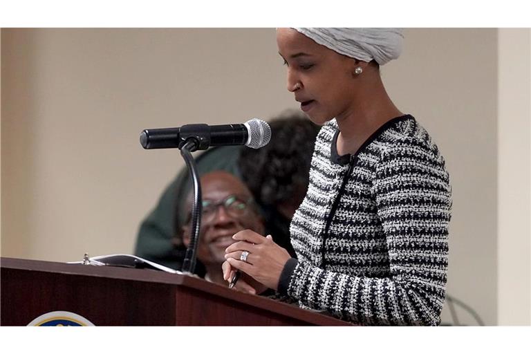 Sie wurde bei einer Rede aus dem Publikum attackiert - die demokratische Abgeordnete Ilhan Omar. (Archivbild)