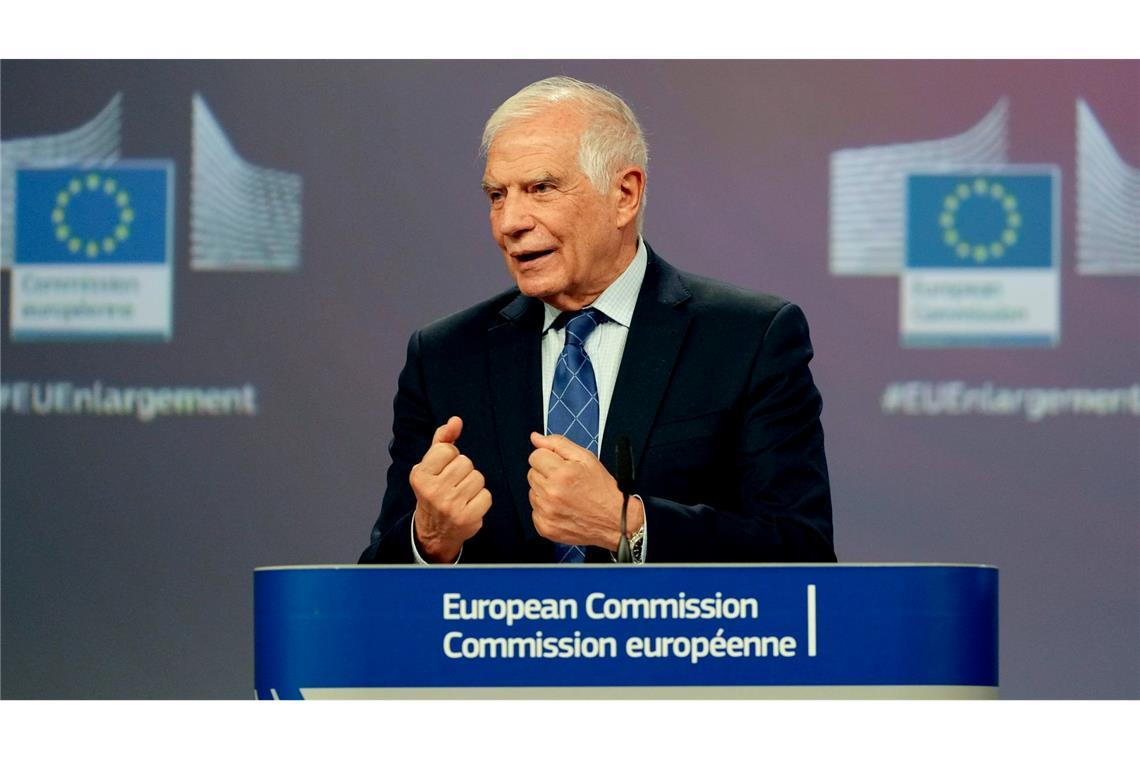 Neue Luftangriffe in Vororten südlich von Beirut Sieht das Vorgehen Israels im Gazastreifen äußerst kritisch: der EU-Außenbeauftragte Josep Borrell.