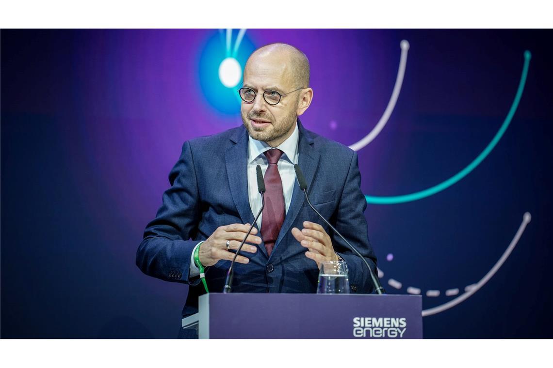 Siemens-Energy-Chef Christian Bruch kann sich über einen starken Start ins Jahr freuen. (Archivbild)