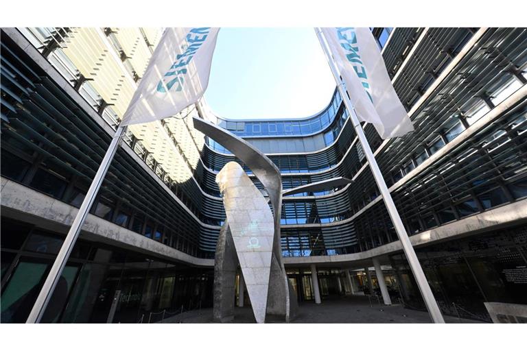Siemens zeigt sich relativ unbeeindruckt von den weltweiten Verwerfungen. (Archivbild)