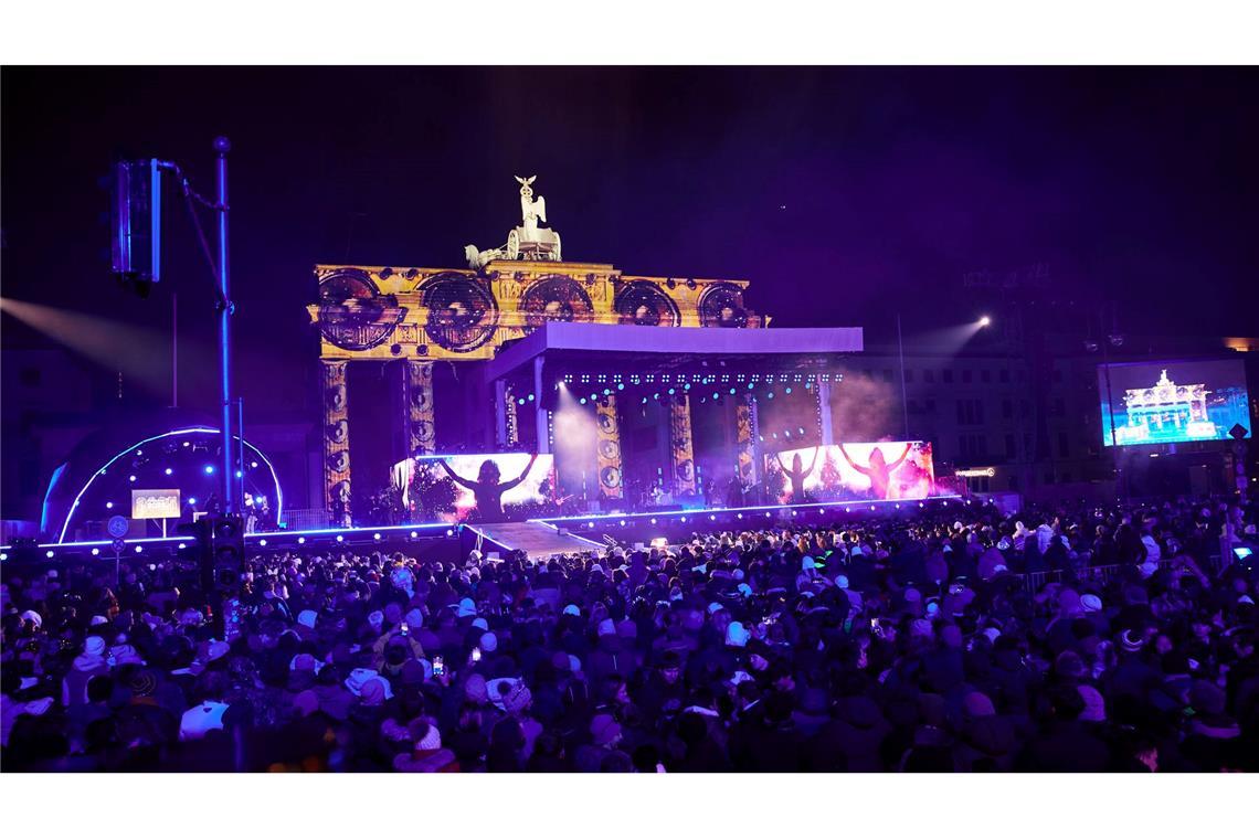 Silvester 2024 am Brandenburger Tor. (Archivbild)