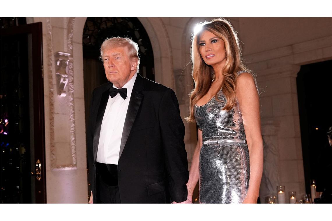 Silvester feierten die Trumps in Mar-a-Lago. (Archivbild)