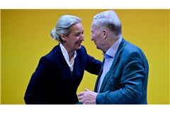 Sind beide von dem Hackerangriff betroffen: AfD-Chefin Alice Weidel (l.) neben dem Ehrenvorsitzenden Alexander Gauland.