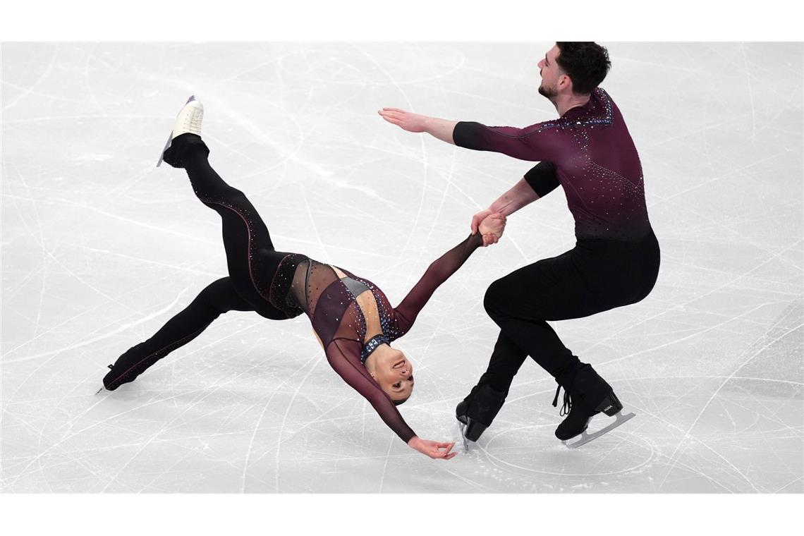 Sind nicht nur auf dem Eis fleißig: Annika Hocke und Robert Kunkel. (Archivbild)